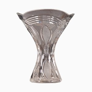 Vintage Crystal Flower Vase, 1970s