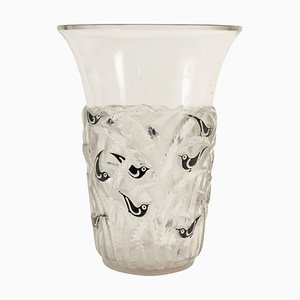 Vaso nr. 1056 in vetro di René Lalique, anni '30