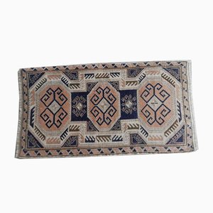 Small Vintage Oushak Mat, 1970s