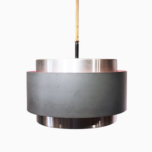 Danish Metal Saturn Pendant Lamp by Johannes Hammerborg, 1960s