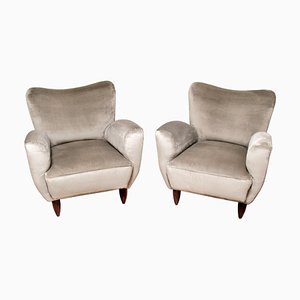 Juego de sillones italianos, años 50