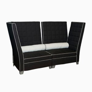 Black Tosca Sofa from VGnewtrend, Set of 2