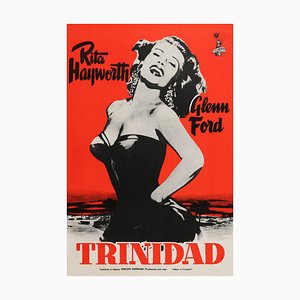 Mid-Century Finnish Affair in Trinidad Filmplakat von Engel, 1952