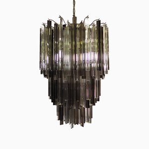 Vintage Italian Glass Chandelier, 1984