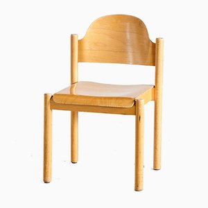 Stackable Beech Side Chair, 1970s