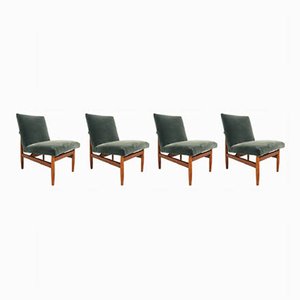 Sillones de Finn Juhl para France & Søn, años 50. Juego de 4