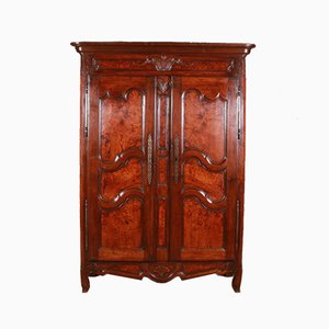 Antique French Wood and Elm Sideboard