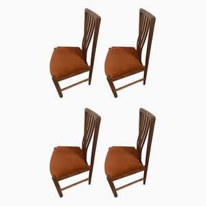 Danish Teak Dining Chairs by Benny Linden, 1960s, Set of 4