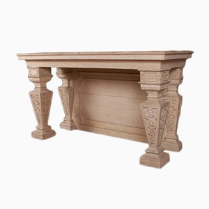 Table Console Antique en Bois, Italie