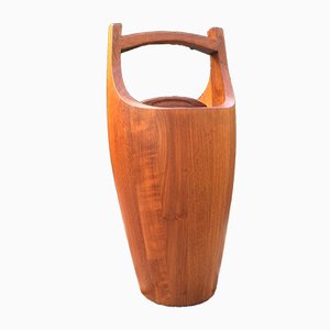 Large Teak Ice Bucket by Jens Quuistgaard for Dansk Design, 1960s