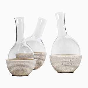 Versante Decanters by Gumdesign for La Casa di Pietra, Set of 3