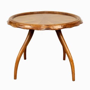 Italian Walnut Coffee Table by Osvaldo Borsani for Arredamenti Borsani, 1940s