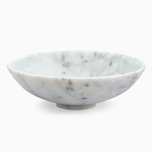 White Carrara Marble Bowl from FiammettaV Home Collection