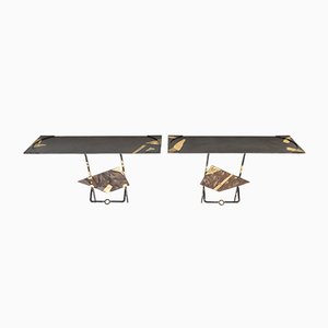 Postmodern French Console Tables by Jean-Jacques Argueyrolles, 1990s, Set of 2