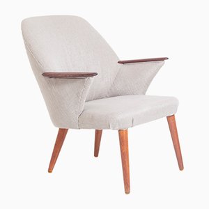 Fauteuil Mid-Century en Teck, 1950s