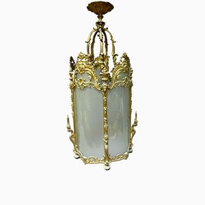 Antique French Bronze Lantern