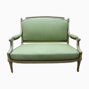 Antique Louis XVI Style Lacquered Beech Sofa