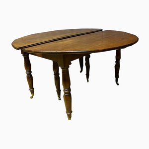 19th-Century Mahogany Extendable Table