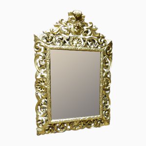 Specchio in legno dorato, XIX secolo