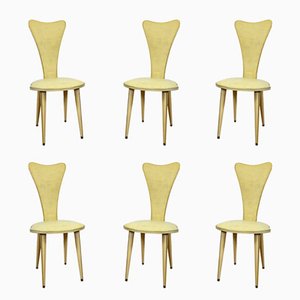 Italian Dining Chairs by Umberto Mascagni, 1950s, Set of 6