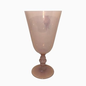 Italian Pink Murano Glass Cup, 1930s