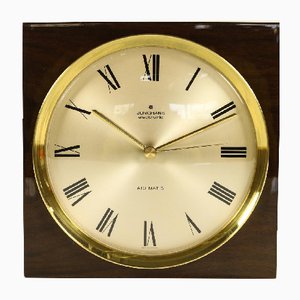 Brass ATO Mat S Clock from Junghans, 1970s