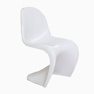 Silla apilable de policarbonato de Verner Panton para Herman Miller, años 70