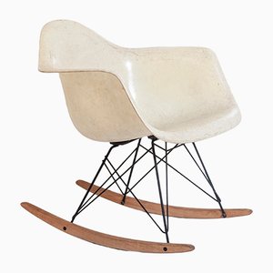 Fiberglas Schaukelstuhl von Herman Miller, 1950er