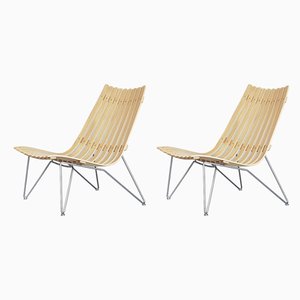 Set of Norwegian Scandia Easy Chairs by Hans Brattrud for Fjordfiesta, 2000s