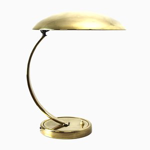 Lampada da tavolo in ottone di Hillebrand Lighting, anni '40