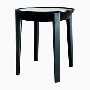 Minimalist Italian Black & White Side Table, 1970s