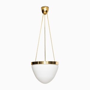 Brass Moon Ceiling Lamp by Lars Bylund for Ateljé Lyktan, 1980s