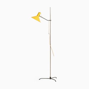 Lámpara de pie moderna de Wim Rietveld, años 50