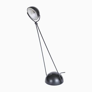 Lámpara de mesa italiana posmoderna de acero de Stefano Cevoli, años 80
