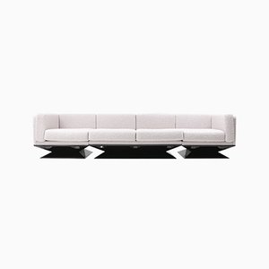 Mid-Century Modern Boucle Sofa by Luigi Pellegrin for MIM, 1960s