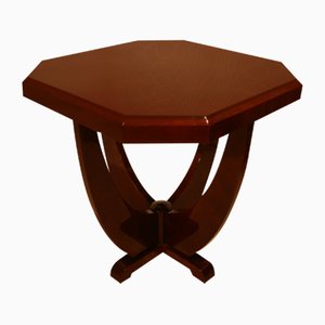 Art Deco Style French Veneered Coffee Table, 1950s