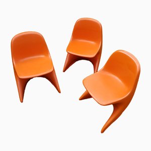 Stackable Children's Casalino Chairs by Alexander Begge for Casala, 1970s, Set of 3