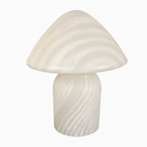 Deutsche Mushroom Tischlampe aus Farbglas von Doria Leuchten, 1960er