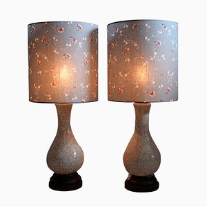 Ceramic Table Lamps by Pieter Groeneveldt, 1960s, Set of 2