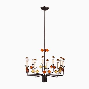 Lampadario moderno di Svend Aage Holm Sørensen per Holm Sørensen & Co, Scandinavia, anni '50