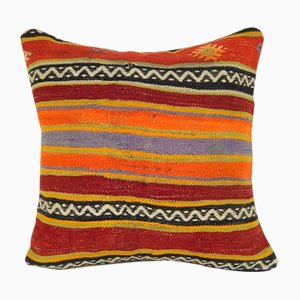 Large Colorful Kelim Sofa Pillow Cover