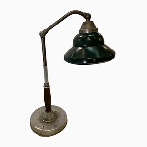 Lampada da tavolo industriale in alluminio e bachelite di Lariolux, Italia, anni '30