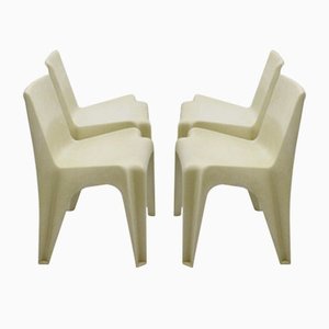 Chaises BA 1171 en Plastique par Helmut Bätzner pour Menzolit Werke, 1960s, Set de 4