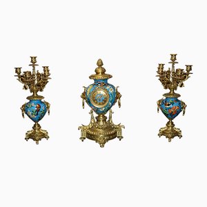 Oggetti decorativi antichi in stile Luigi XVI, set di 3