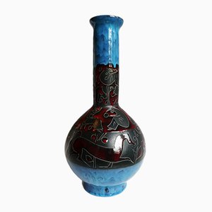 Vase en Céramique et Émail par Tosin pour Etruria, Italie, 1950s