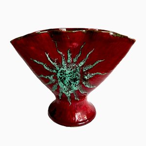 Vase von Auro Salvaneschi für Baratti Bruno, 1950er
