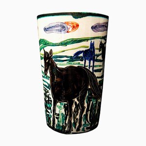 Ceramic Vase by Tono Zancanaro for San Marco, 1970s