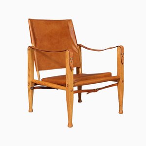 Chaise Safari par Kaare Klint pour Rud. Rasmussen, Danemark, 1960s