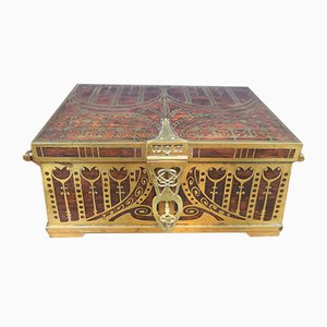 German Art Nouveau Rosewood Box for Erhard & Söhne