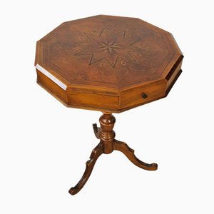 Gueridon Coffee Table with Ten-Sided Top, 1950s